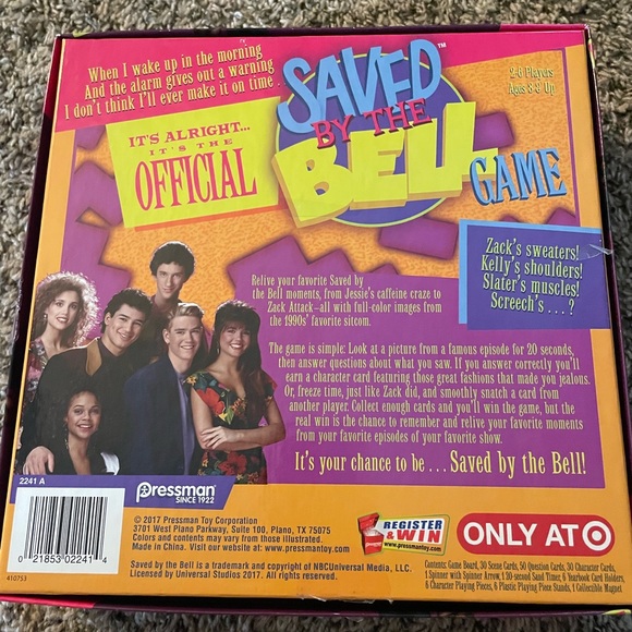Saved By The Bell Board Game - Picture 2 of 5